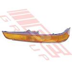 FRONT LAMP - R/H - AMBER W/GREY TRIM - TO SUIT - TOYOTA HIACE 1993- IMPORT