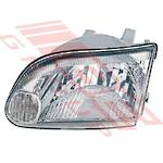 HEADLAMP - L/H - MANUAL - TO SUIT - TOYOTA HIACE 1995- IMPORT CUSTOM VAN