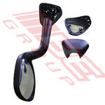 BLIND SPOT MIRROR W/ARM - BLACK COVER - L/H - TO SUIT - TOYOTA HIACE 2004-