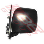 DOOR MIRROR - L/H - BLACK - MANUAL - TO SUIT - TOYOTA HIACE 2004-