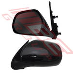DOOR MIRROR - L/H - GLOSS/BLACK - ELECTRIC - 3 WIRE - TO SUIT - TOYOTA HIACE 2004-