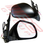 DOOR MIRROR - R/H - MAT/BLACK - ELECTRIC - 3 WIRE - TO SUIT - TOYOTA HIACE 2004-