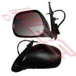 DOOR MIRROR - L/H - BLACK - ELECTRIC - 5 WIRE - FOLDING - TO SUIT - TOYOTA HIACE 2004-