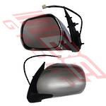 DOOR MIRROR - L/H - CHROME - ELECTRIC HORIZONTAL 3 WIRE TYPE - TO SUIT - TOYOTA HIACE 2014- F/LIFT LATE