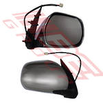DOOR MIRROR - R/H - CHROME - ELECTRIC HORIZONTAL 3 WIRE TYPE - TO SUIT - TOYOTA HIACE 2014- F/LIFT LATE