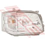 HEADLAMP - R/H - ELEC/MANUAL - NON BULB SHIELD - TO SUIT - TOYOTA HIACE 2010- F/LIFT