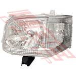 HEADLAMP - L/H - MANUAL - BULB SHIELDED TYPE - TO SUIT - TOYOTA HIACE 2010- F/LIFT
