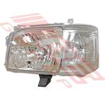 HEADLAMP - L/H - BULB SHIELD TYPE - TO SUIT - TOYOTA HIACE 2004-