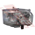 HEADLAMP - R/H - 3 BULB TYPE - TO SUIT - TOYOTA HIACE 2014- F/LIFT LATE