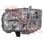 HEADLAMP - L/H - 4 BULB TYPE - TOYOTA HIACE 2014-  F/LIFT LATE