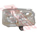 HEADLAMP - R/H - BULB SHIELD TYPE - CERTIFIED - TO SUIT - TOYOTA HIACE 2004-