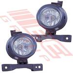 FOG LAMP - SET - L&R - TO SUIT - TOYOTA HIACE 2004-