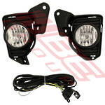 FOG LAMP SET - L&R - WITH BULB/ SOCKET/ CABLE - TO SUIT - TOYOTA HIACE 2014- F/LIFT LATE