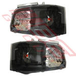 HEADLAMP SET - L&R - BLACK - TO SUIT - TOYOTA HIACE 2004-