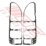 REAR LAMP FRAME SET - L&R - CHROME - TO SUIT - TOYOTA HIACE 2004-