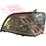 HEADLAMP - L/H (100-76942) ELECTRIC ADJUST - TO SUIT - TOYOTA CROWN 'ROYAL' - JZS175 - 4DR SED - 2001- F/LIFT
