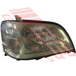 HEADLAMP - R/H (100-76942) ELECTRIC ADJUST - TO SUIT - TOYOTA CROWN 'ROYAL' - JZS175 - 4DR SED - 2001- F/LIFT