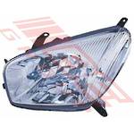 HEADLAMP - L/H - TO SUIT - TOYOTA RAV4 ACA20 2001-