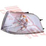 CORNER LAMP - L/H - CLEAR - CHROME INNER - TO SUIT - VOLVO S40/V40 2001-03