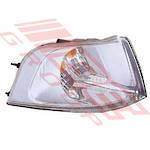 CORNER LAMP - R/H - CLEAR - CHROME INNER - TO SUIT - VOLVO S40/V40 2001-03