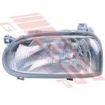 HEADLAMP - L/H - W/E - TO SUIT - VW GOLF MK3 1H 1991- 1998