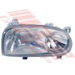 HEADLAMP - R/H - W/SPOT - W/E - TO SUIT - VW GOLF MK3 1H 1991- 1998