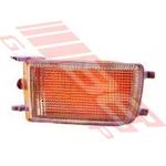 BUMPER LAMP - CLEAR OVER AMBER - L/H - TO SUIT - VW GOLF MK3 1H 1991- 1998