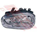 HEADLAMP - W/FOG LAMP - L/H - TO SUIT - VW GOLF MK4 1J 1997- 2005