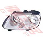 HEADLAMP - L/H - W/O FOG - ELECTRIC - TO SUIT - VW TOURAN 2004-06