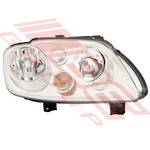 HEADLAMP - R/H - W/FOG - ELEC - TO SUIT - VW TOURAN 2004-06