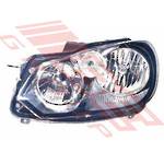 HEADLAMP - R/H - ELECTRIC - BLACK - H-TYPE - TO SUIT - VW GOLF MK6 5K 2008- 2012