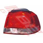 REAR LAMP - R/H - OUTER - V-TYPE - TO SUIT - VW GOLF MK6 5K 2008- 2012