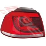 REAR LAMP - L/H - OUTER - GTI/R LED TYPE - TO SUIT - VW GOLF MK6 5K 2008- 2012