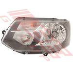 HEADLAMP - L/H - ELECTRIC - BLACK - TO SUIT - VW TRANSPORTER T5 2010-