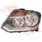 HEADLAMP - L/H - ELECTRIC - W/MOTOR - TO SUIT - VOLKSWAGEN AMAROK 2010-