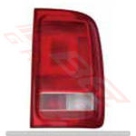 REAR LAMP - R/H - CLEAR TYPE WITH RED FOG LAMP - TO SUIT - VOLKSWAGEN AMAROK 2013-