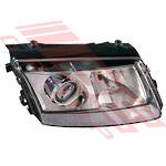 HEADLAMP - R/H - CRYSTAL CLEAR - TO SUIT - VW PASSAT B5 1999-01