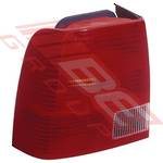 REAR LAMP - L/H - W/CLEAR REVERSE - TO SUIT - VW PASSAT B5 1997-99 4DR