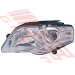 HEADLAMP - L/H - ELECTRIC - HID TYPE - TO SUIT - VW PASSAT B6 3C 2005-