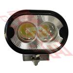 LED WORKING LAMP - 1PC - 12-24V - 2PCS LED - TO SUIT - UNIVERSAL - 93X66X48MM - OVAL