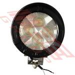 LED WORKING LAMP - 1PC - 12-24V - 4PCS LED - TO SUIT - UNIVERSAL - 112X46MM - ROUND