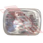 12V 3 PIN 60/55W 142X200MM RECTANGULAR - TO SUIT - 2BX TYPE SEALED BEAM